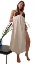 Saunatuch / Strandtuch RESIDENZ Promotion, 450gr/m�, 70x180 cm, natur