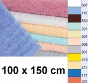 Badetuch 100x150 cm, 400 g/m�, wei�
