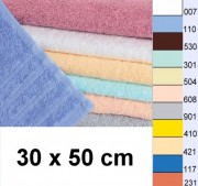 G�stehandtuch 30x50 cm, 400g/m�, wei�