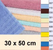 G�stehandtuch 30x50 cm, 400g/m�, sand