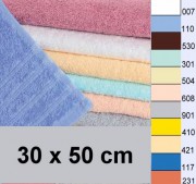 G�stehandtuch 30x50 cm, 400g/m�, hellgrau