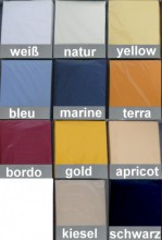 Wasserbett Spannbettuch RESIDENZ Aquastyle, Top Qualit�t, 160gr/qm, in 3 Gr��en und 11 Farben 