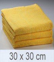 Seiftuch RESIDENZ Standard, 400gr/m�, 30x30 cm, sonnengelb