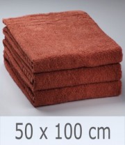 Handtuch RESIDENZ Standard, 400gr/m�, 50x100 cm, terracotta