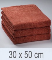 G�stetuch  RESIDENZ Standard, 400gr/m�, 30x50 cm, terracotta