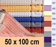 Badvorleger Residenz Deluxe, 1100 gr/ m�, Gr��e 50x100 cm, peach