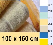 Badetuch 100x150 cm, 450 g/m�, vanille