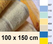 Badetuch 100x150 cm, 450 g/m�, sand