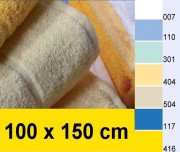 Badetuch 100x150 cm, 450 g/m�, sonnengelb