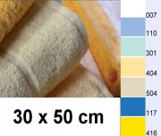 G�stehandtuch 30x50 cm, 450g/m�, wei�