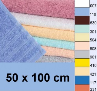 Handtuch  50x100 cm, 400 g/m�, bleu
